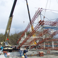 鉄骨建方工事イメージ1